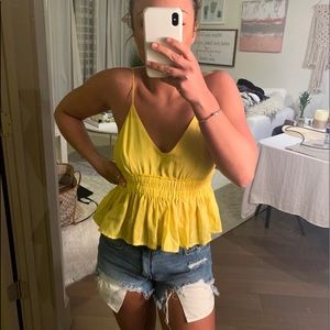 Yellow tank top